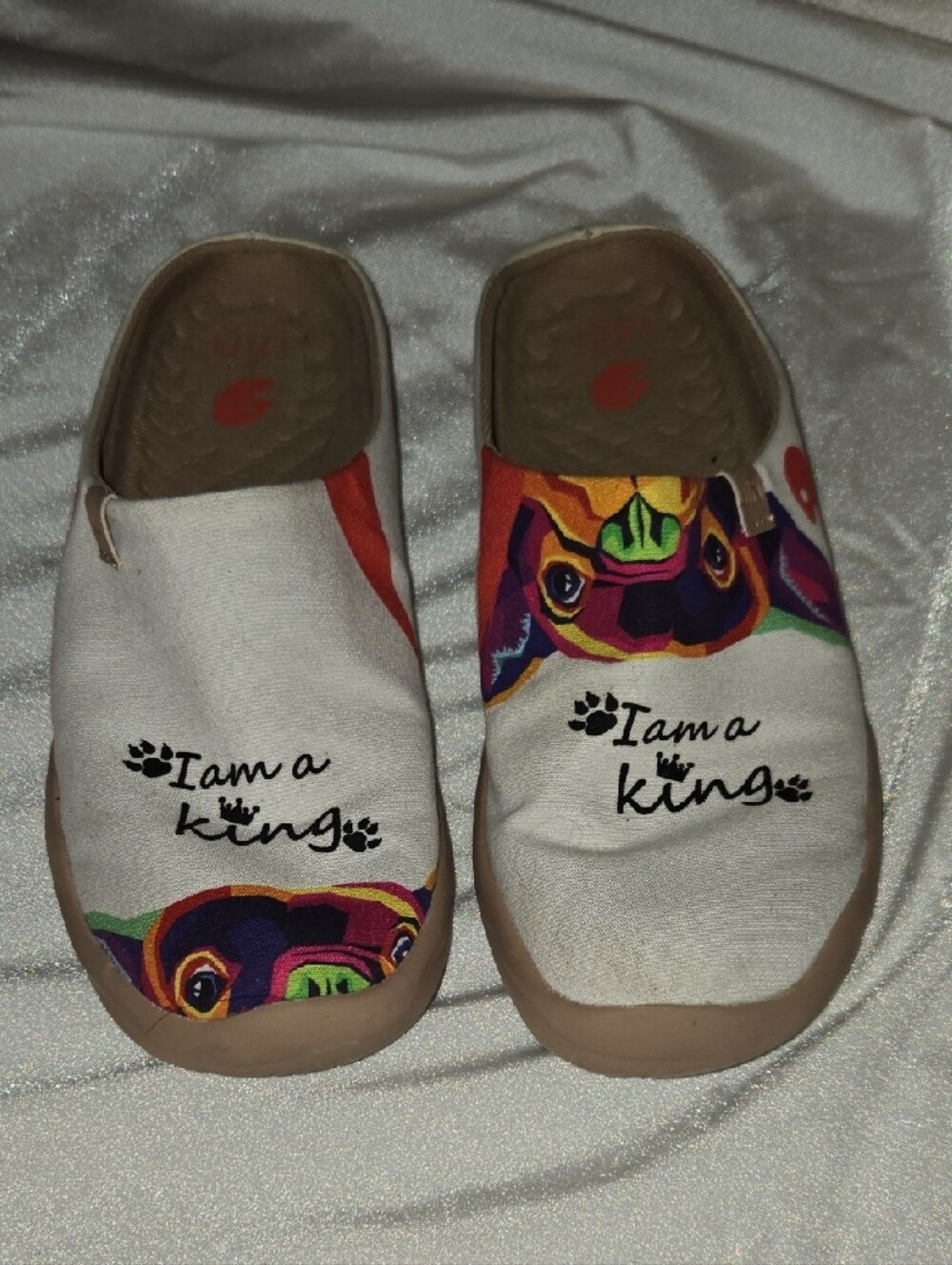 UIN Toledo "I Am the King" Women Slippers Sizs 7